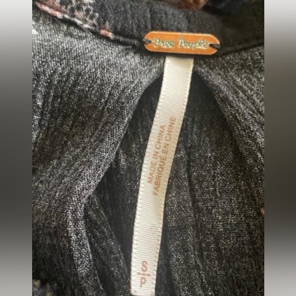 Free People Floral Keyhole Swing Mini Dress - Picture 7 of 10